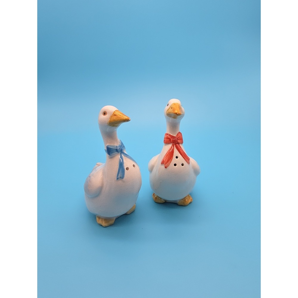 Vintage Otagiri Geese Salt & Pepper Shakers Made in Japan Farmhouse - Used/Good